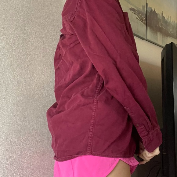 💛Maroon Shacket - Picture 3 of 4